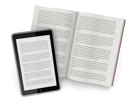 Book and new technologies 스톡 일러스트