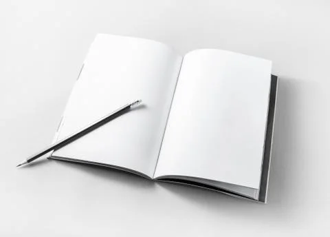 Book and pencil Stock Photos