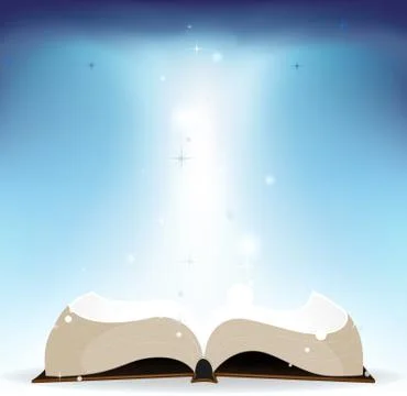 Book and shine Stock Illustration