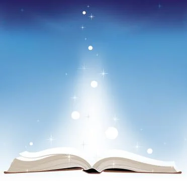 Book and shine Stock Illustration