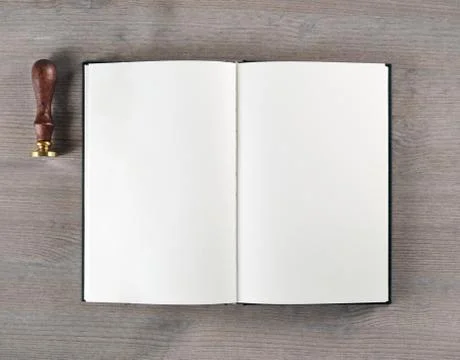 Book and stamp Stock Photos