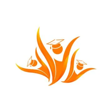 Book and student global study education logo vector sign symbol Stock Illustration