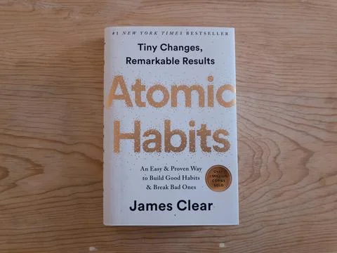 Book Atomic Habits Stock Photos