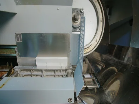 Book Binding Machine Close Up Move Profile Side Stock Footage 80207948