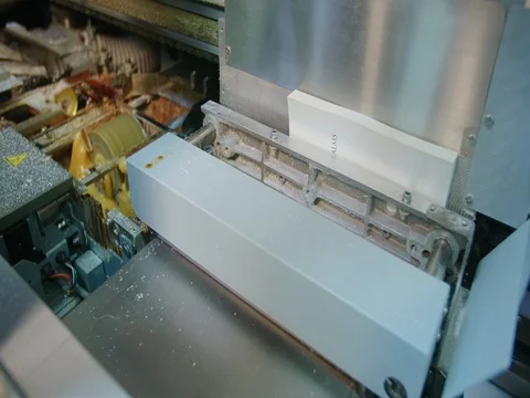 Book Binding Machine Close Up Move Above Stock Footage 80207985