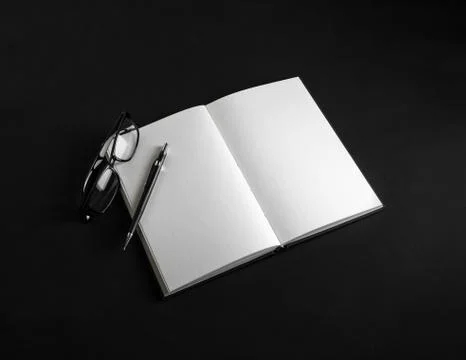 Book on black Stock Photos