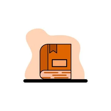 Book Bookmark Icon Conceptual Vector Illustration Design Stock Illustration