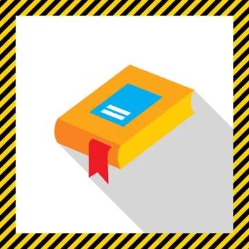 Book with bookmark Stock-Illustration