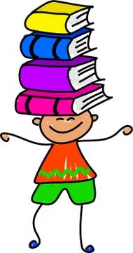 Book Boy Stock-Illustration