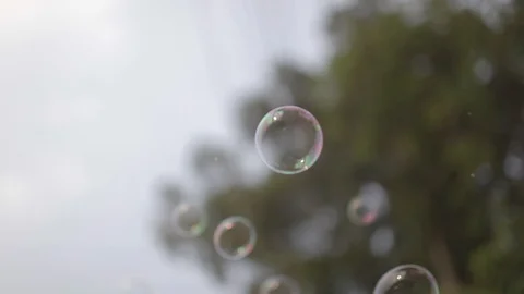 Book &amp; bubble Stock Footage 96277266
