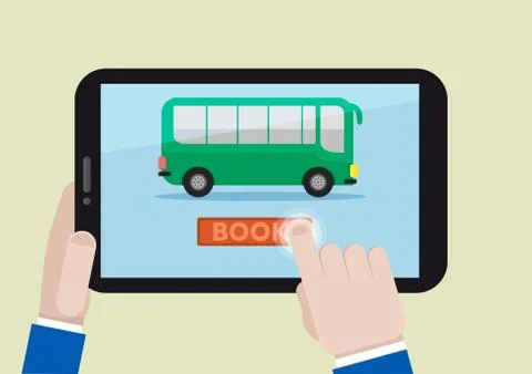 Book busticket Stock Illustration