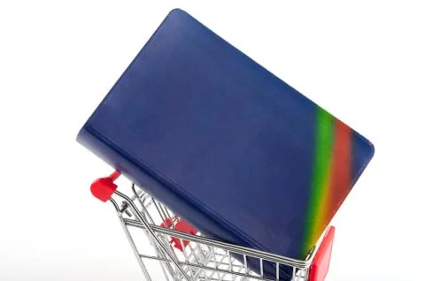 Book in cart Stock Photos