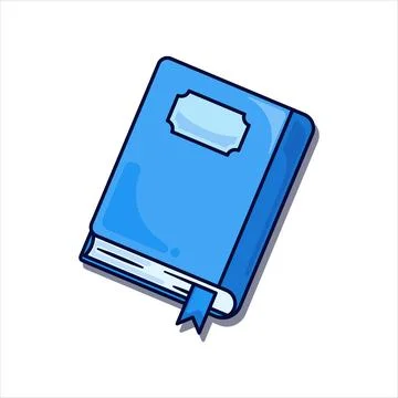 Book - cartoon vector illustration. Stock Illustration