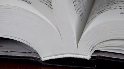 Book close up Stock Footage 141373593