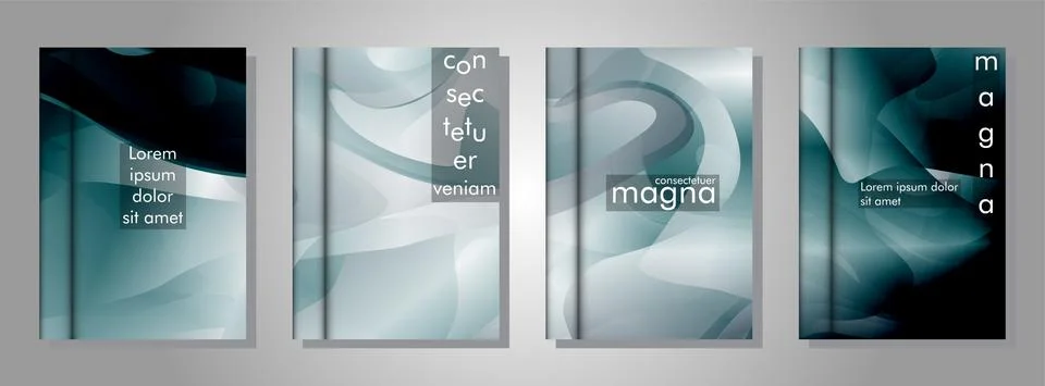 Book collection with abstract liquid patterns as background. suitable for any Stock Illustration