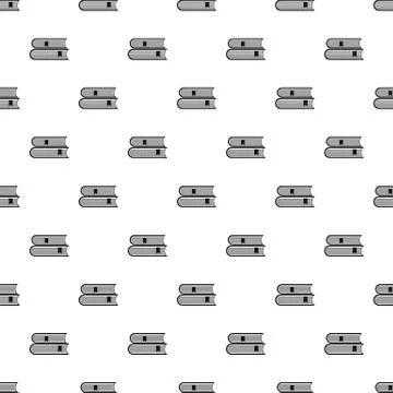 Book college pattern seamless vector Stock Illustration