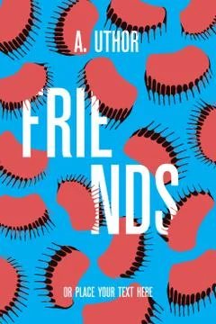 Book cover creative concept. Stock Illustration