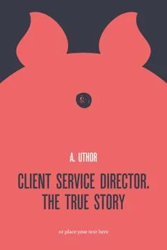 Book cover creative concept. Stock Illustration