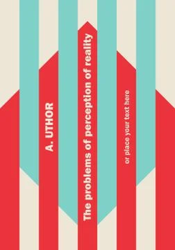 Book cover creative concept. Stock Illustration