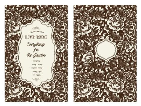 Book cover design Stock Illustration