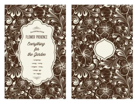 Book cover design Stock Illustration