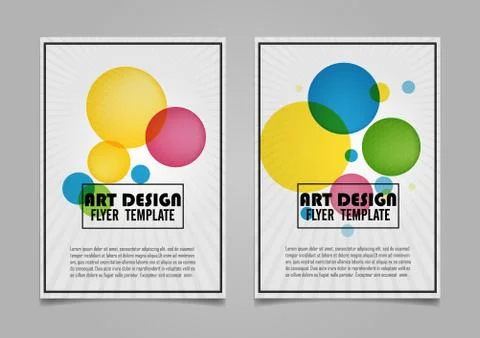 Book cover layout design.Abstract presentation background.Annual report Leafl Stock Illustration