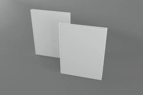 Book Cover Mockup 3d Rendering Illustration Stock Illustration