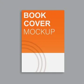 Book cover mockup Illustrazione stock