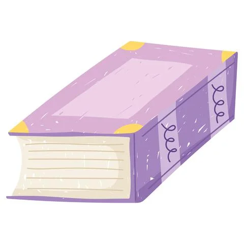 Book dictionary learn and read white background Ilustración de archivo