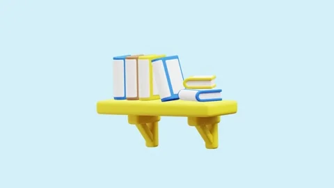 Book Display animated 3d icon. Stock Footage 289453873