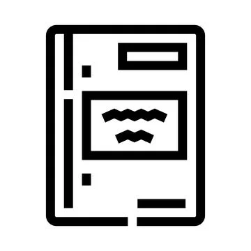 Book document page knowledge education library icon Illustrazione stock