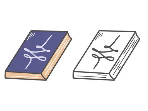 Book doodle sketch style vector illustration Stock Illustration