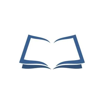 Book education logo Illustrazione stock