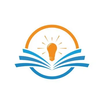 Book education logo templat 스톡 일러스트