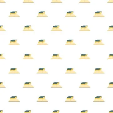 Book education reading pattern vector background learning Illustrazione stock
