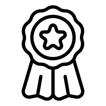 Book emblem icon outline vector. Story data cover Stock Illustration