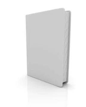 Book with an empty cover Stock Illustration