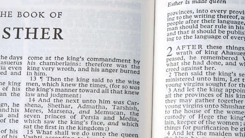 The Book Of Esther Video stock 69872559