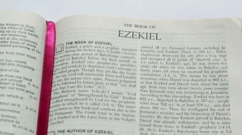 The Book Of Ezekiel 스톡 동영상 49633067