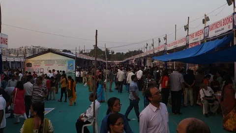 Book-fair-India-3 Stock Footage 100622437