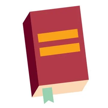Book flat illustration 스톡 일러스트