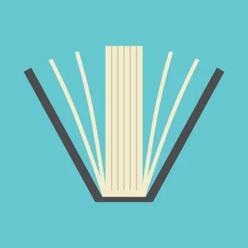 Book, flat style Stock Illustration