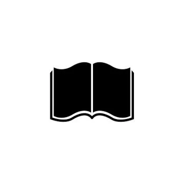Book Flat Vector Icon Stock Illustration