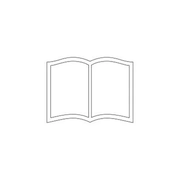 Book. flat vector icon Stock Illustration