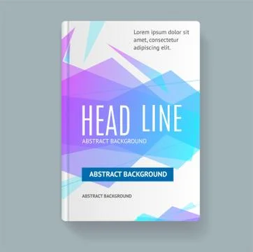 Book Flyer Placard Template. Vector Stock Illustration