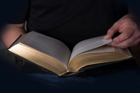 Book in the hands Stock Photos