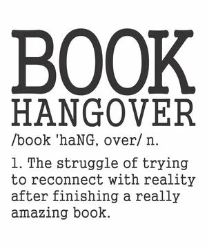 Book Hangover Definition Stock Illustration