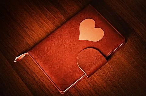 Book with a Heart Foto stock
