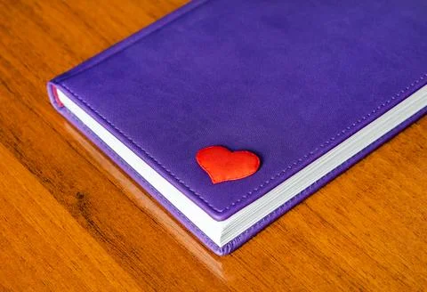 Book with a Heart Foto stock