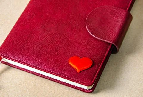 Book with a Heart Stock Photos